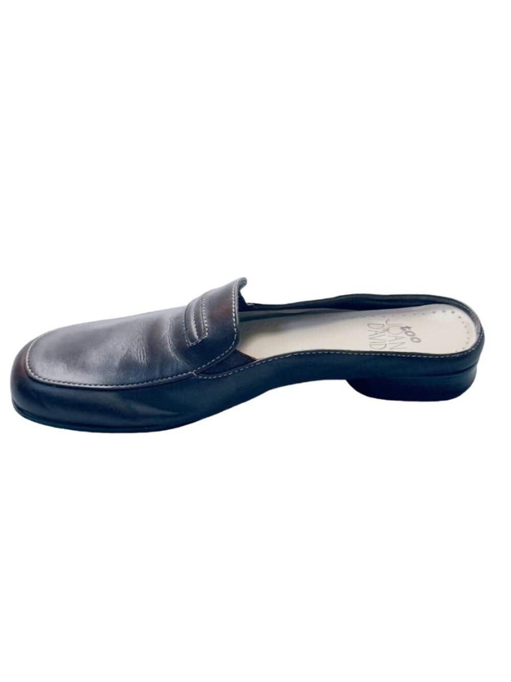 JOAN & DAVID Women"s Shoes Brown Leather Mules Flats Size 8.5M - Picture 8 of 11